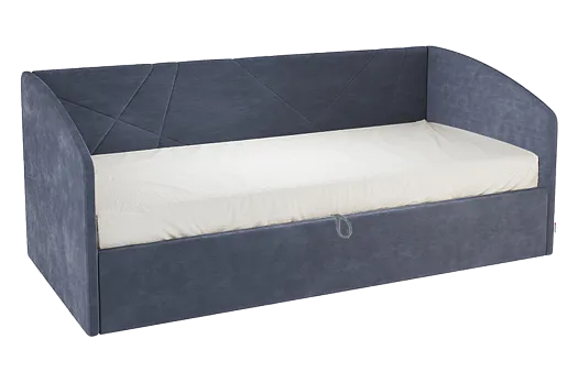 Кровать с подъемным механизмом Квест (Софа) 90х200 см (топаз (велюр))