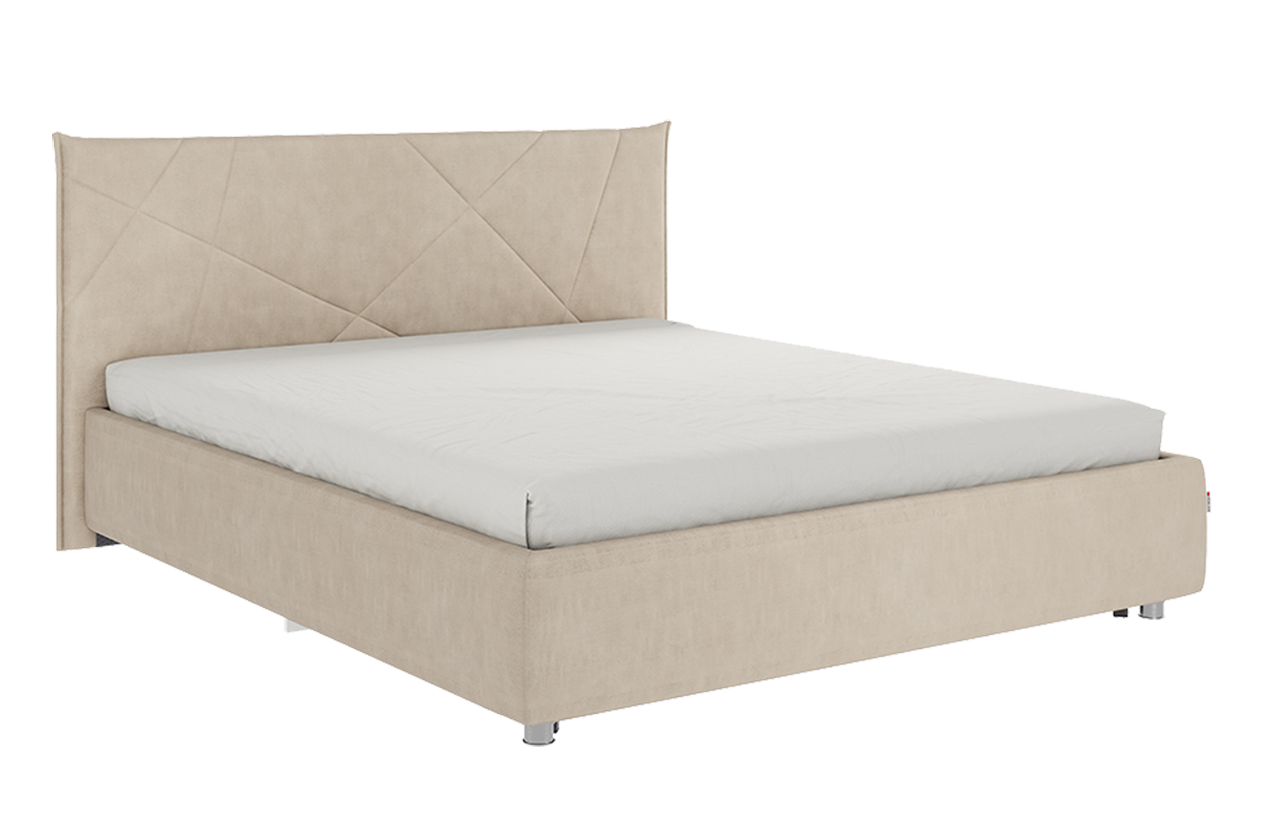 Кровать с основанием Бест 160х200 см (капучино (велюр))