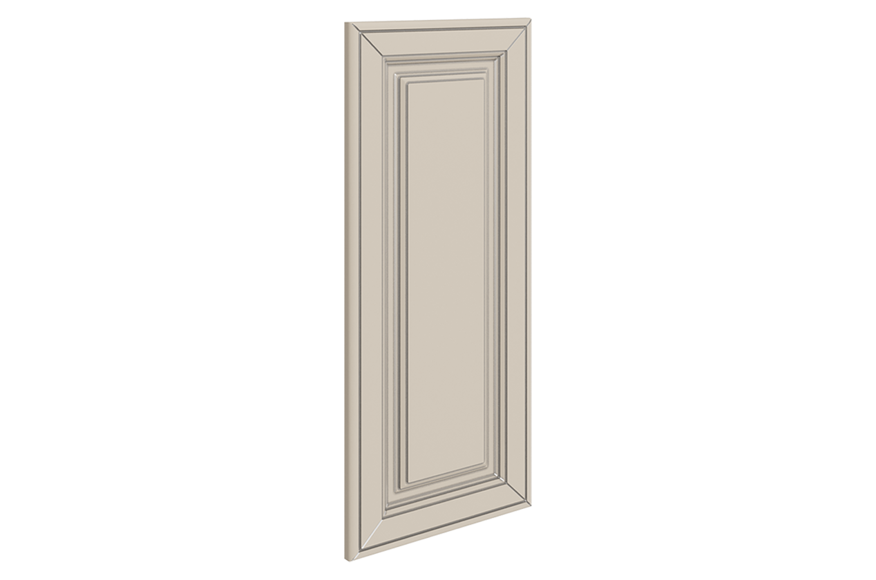 Атланта Дверь (Декор) L297 Шкаф навесной (эмаль) (сливки патина платина)