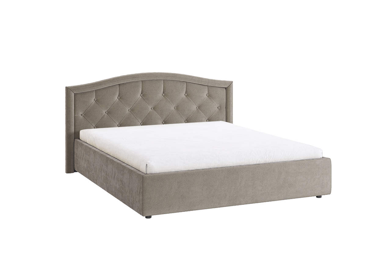 Кровать с основанием Верона 2 160х200 см (латте (велюр))