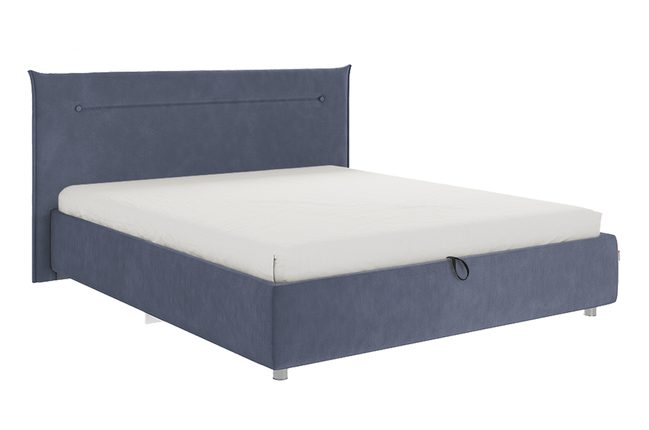 Кровать с подъемным механизмом Альба 160х200 см (топаз (велюр))