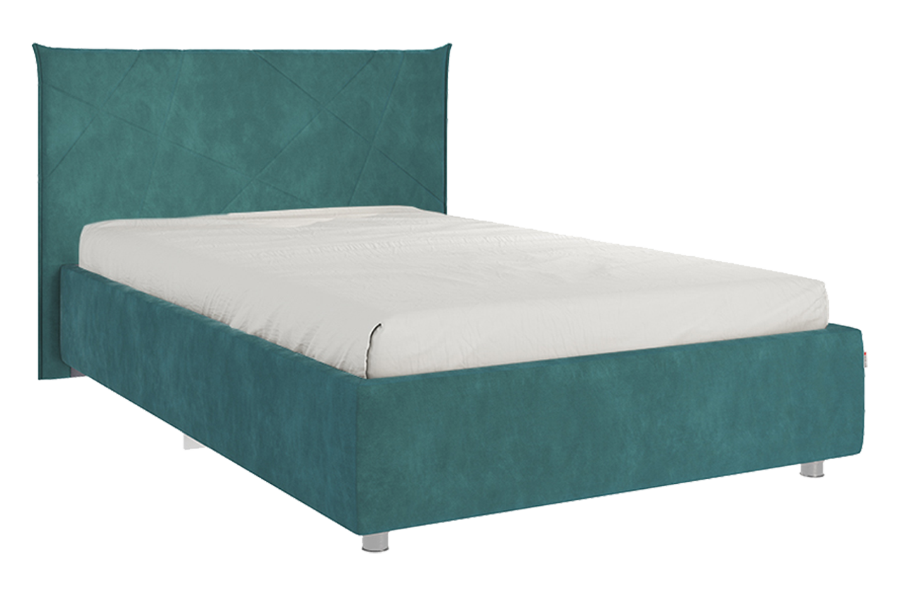 Кровать с основанием Квест 120х200 см (сосна (велюр))