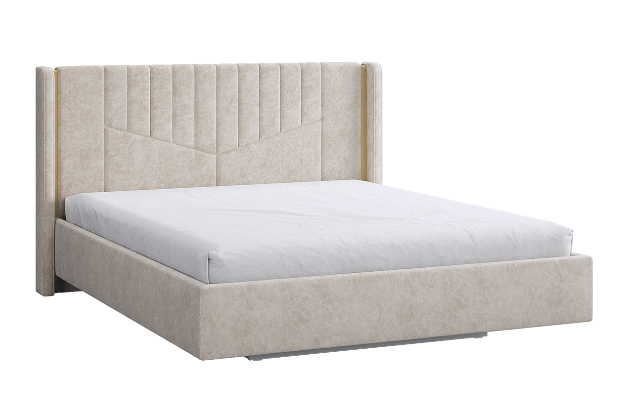 Кровать с подъемным механизмом "Диор" 160х200 см (кашемир суфле (велюр))