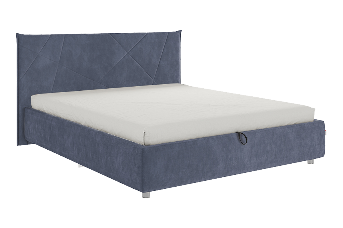Кровать с подъемным механизмом Квест 160х200 см (топаз (велюр))