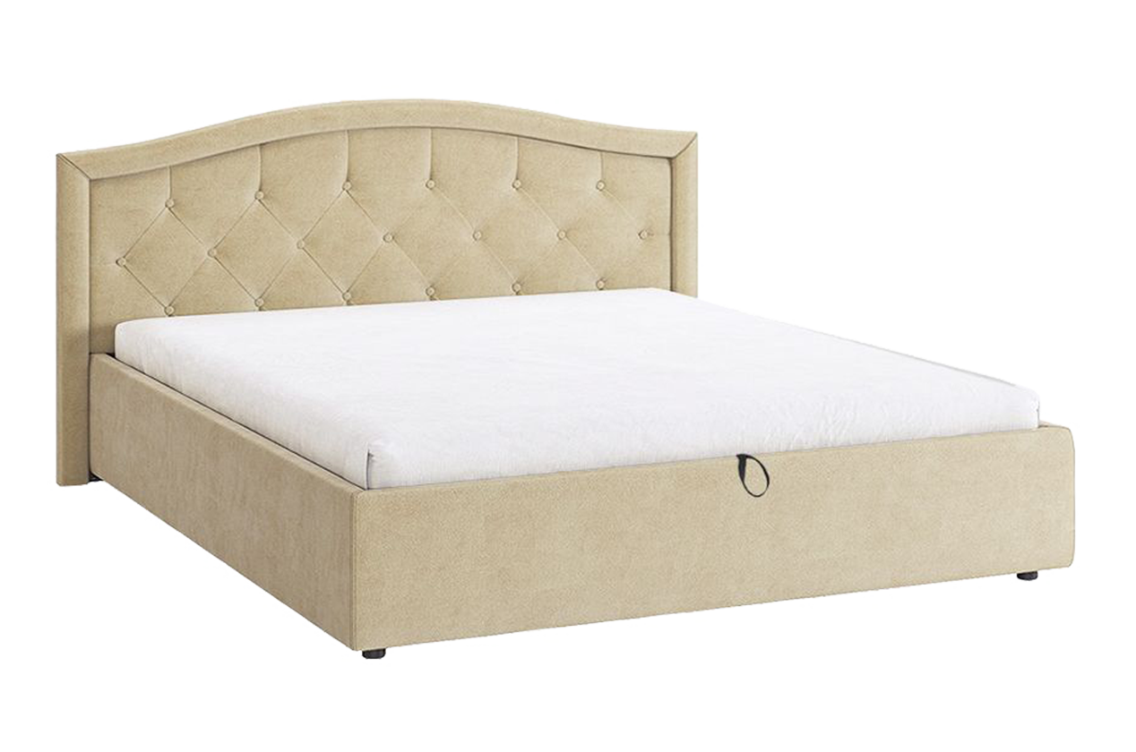 Кровать с подъемным механизмом Верона 2 160х200 см (карамель (велюр))