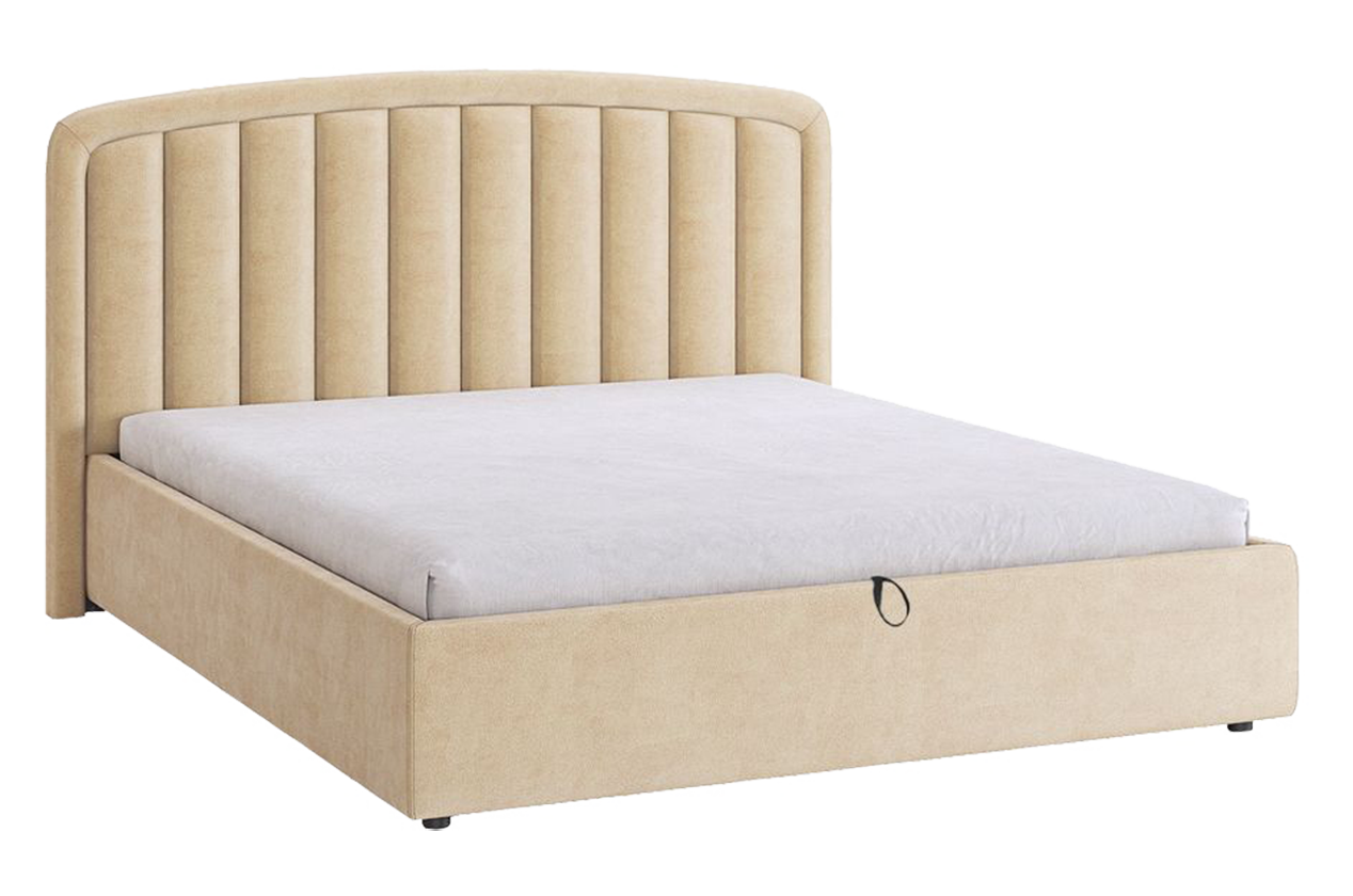 Кровать с подъемным механизмом Сиена 2 160х200 см (карамель (велюр))