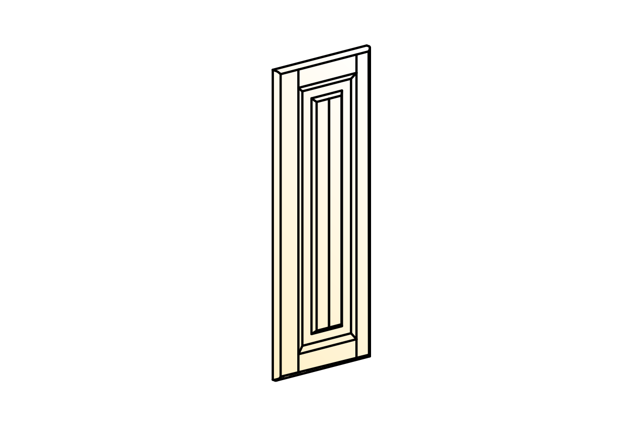 Бавария Дверь (Декор) L270 конц.45 Шкаф рабочий (фисташка)