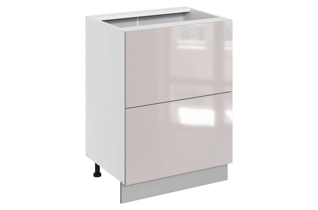 Кристи Шкаф рабочий L600 B500 Слим (2 ящ.) (эмаль)