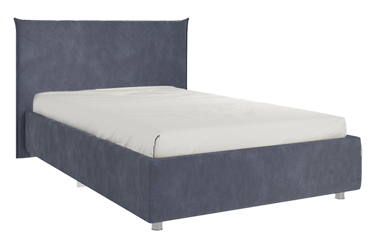 Кровать с основанием Квест 120х200 см (топаз (велюр))