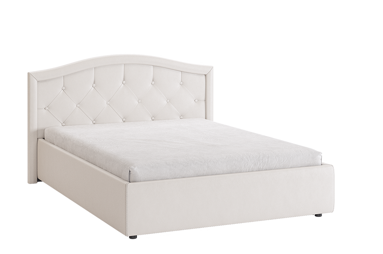Каркас кровати Верона 140х200 см (белый (экокожа))