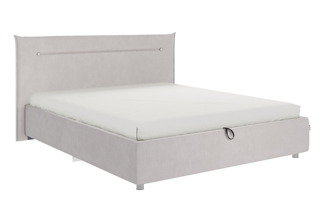 Кровать с подъемным механизмом Альба 160х200 см (галька (велюр))