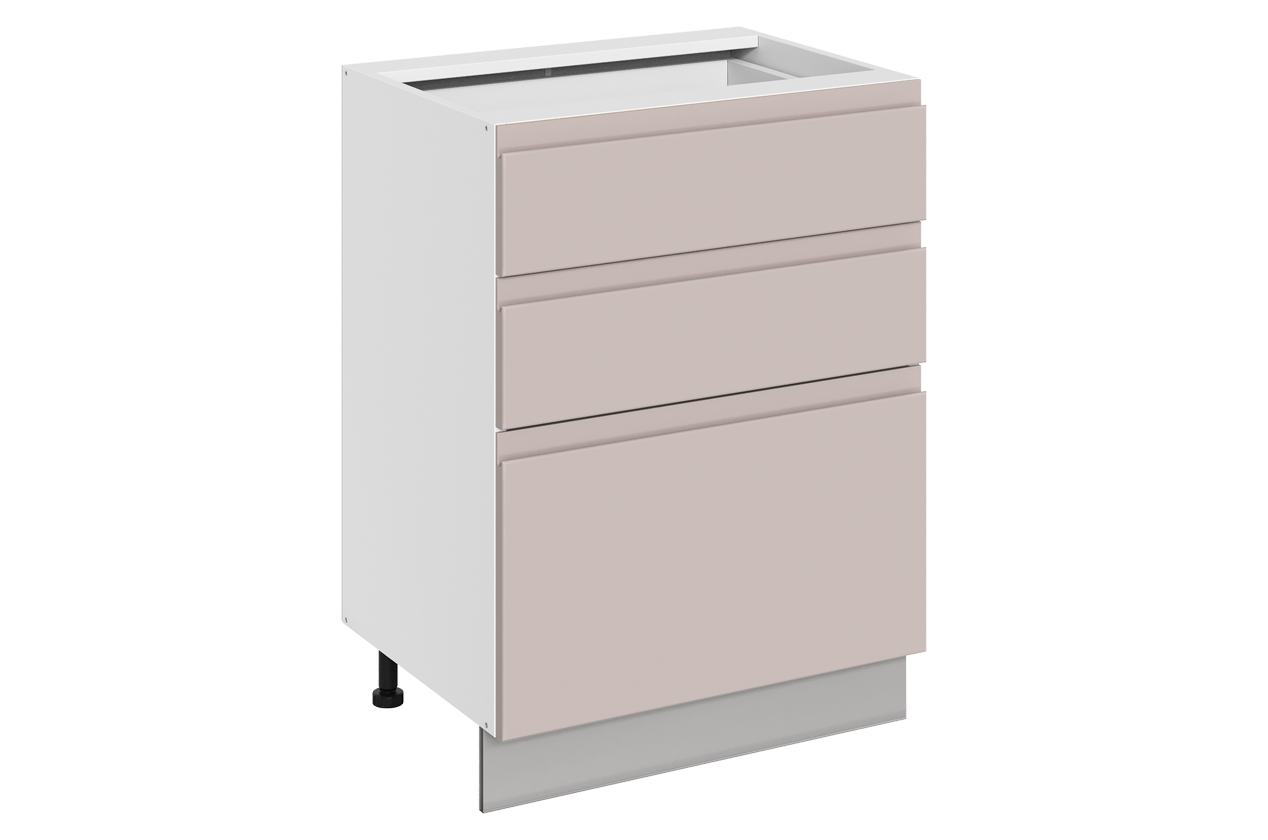 Фьюжн Шкаф рабочий L600 Старт (3 ящ.) (эмаль)