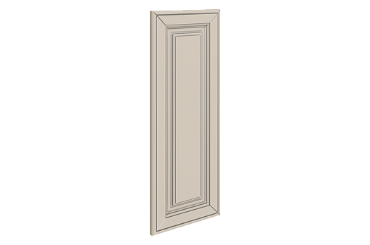 Атланта Дверь (Декор) L270 конц.45 Шкаф рабочий (эмаль) (сливки патина платина)