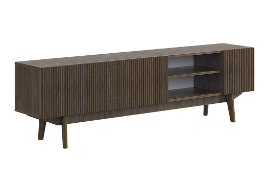 ТВ тумба 180 Мира (дуб гудзон шоколадный)