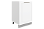 Мишель Шкаф рабочий под мойку L500 (1 дв. гл.) (эмаль)