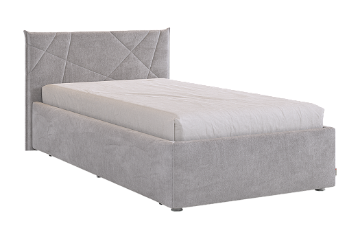 Кровать с основанием Квест 90х200 см (оникс (велюр))