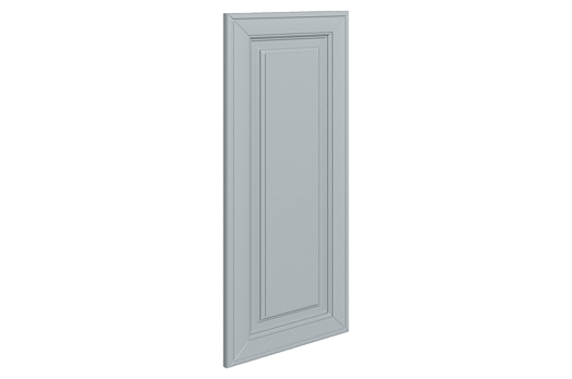 Мишель Дверь (Декор) L297 Шкаф навесной (эмаль) (сизый)