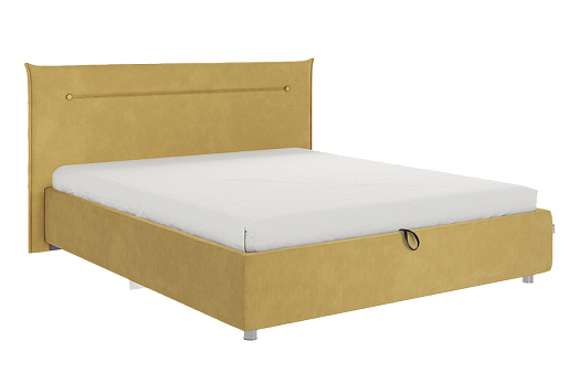 Кровать с подъемным механизмом Альба 160х200 см (медовый (велюр))