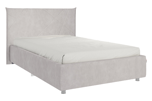 Кровать с основанием Квест 120х200 см (галька (велюр))