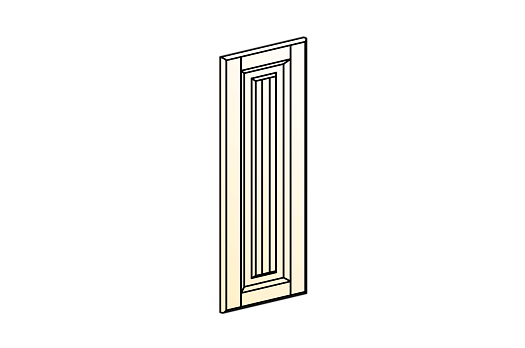 Бавария Дверь (Декор) L297 Шкаф навесной (небесный)