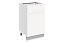 Фьюжн Шкаф рабочий L500 B500 Слим (1 дв.гл. 1 ящ.) (правый) (эмаль)