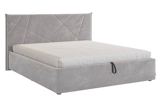 Кровать с подъемным механизмом Квест 160х200 см (оникс (велюр))