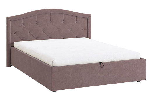 Кровать с подъемным механизмом Верона 2 140х200 см (пудра (велюр))