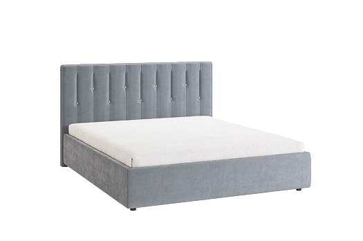Кровать с основанием Кристи 2 160х200 см (оникс (велюр))