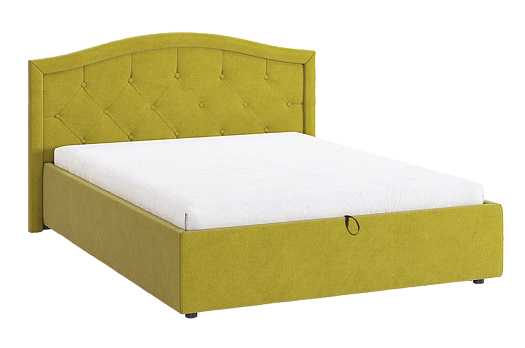 Кровать с подъемным механизмом Верона 2 140х200 см (янтарь (велюр))