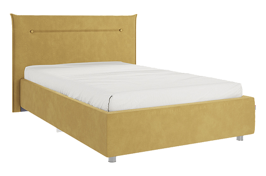 Кровать с основанием Альба 120х200 см (медовый (велюр))