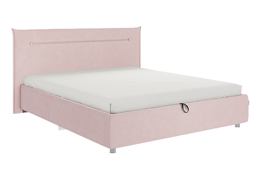 Кровать с подъемным механизмом Альба 160х200 см (нежно-розовый (велюр))