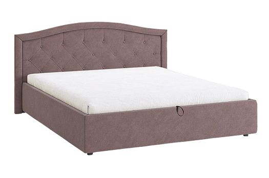 Кровать с подъемным механизмом Верона 2 160х200 см (пудра (велюр))