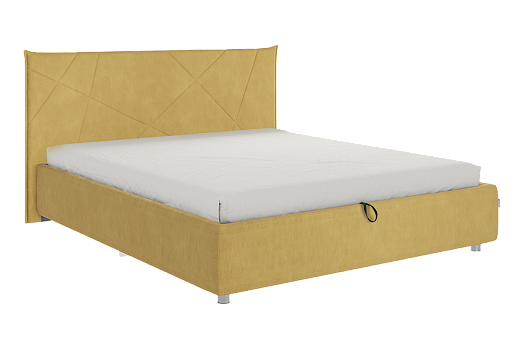 Кровать с подъемным механизмом Квест 160х200 см (медовый (велюр))