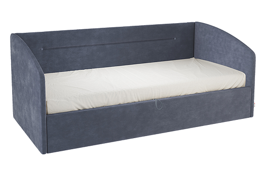 Кровать с подъемным механизмом Альба (Софа) 90х200 см (топаз (велюр))