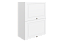 Мишель Шкаф навесной L600 Н900 (2 дв. гл. гориз.) (эмаль)