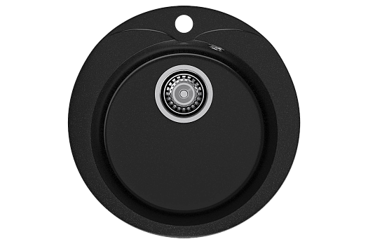 Мойка врезная круглая Rondo (камень) R480 Кухня (черный)