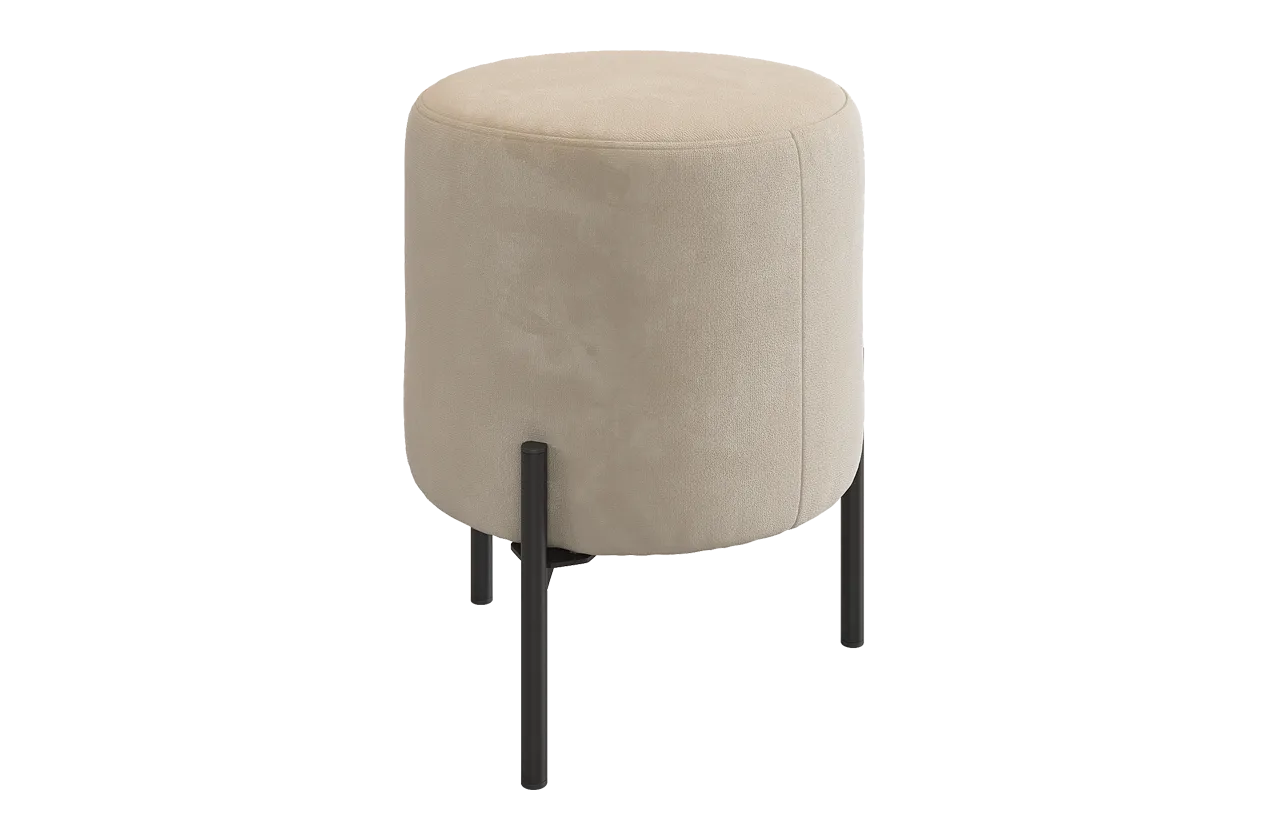 Пуф Одри (крем (велюр))