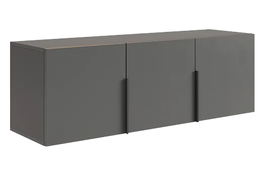 Антресоль трехдверная L1200 Баско (графит)