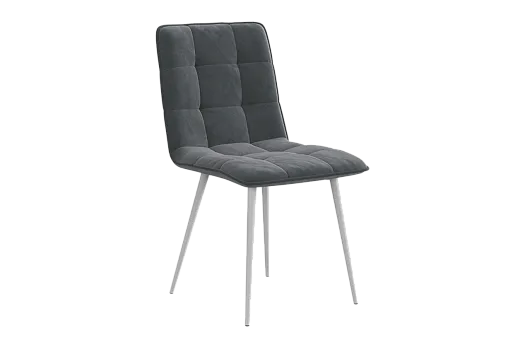 Стул Марсель Т1 (графит (велюр)/белый)