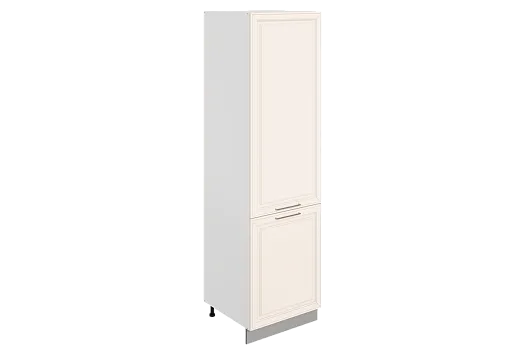 Мишель Шкаф-пенал 2 L600 (2 дв.гл.) (эмаль) (белый/лен)