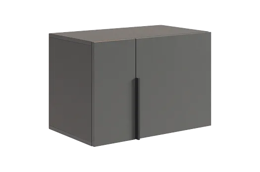 Антресоль двухдверная L600 Баско (графит)