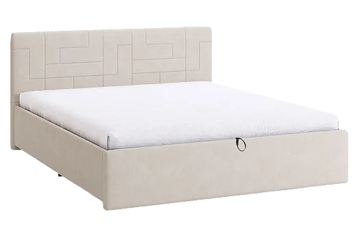 Кровать с подъемным механизмом Лора 2 160х200 см (крем (велюр))