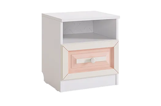 Алиса Тумба прикроватная (белый/крем)