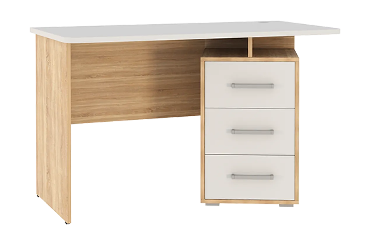 Лайт-2 Стол компьютерный 1200 (дуб сонома/белый)