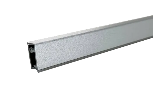 Плинтус Квадро 12х25 L3000 Кухня (серебро матовое)