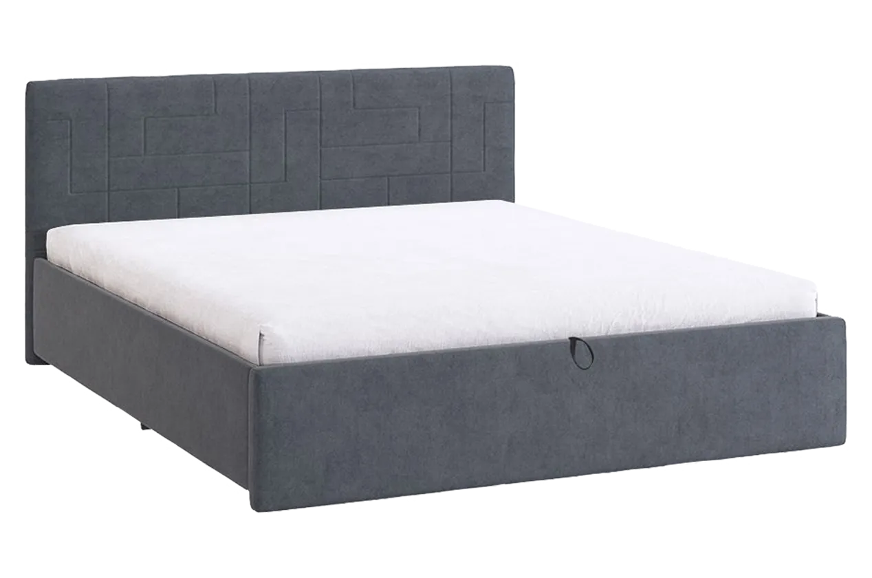 Кровать с подъемным механизмом Лора 2 160х200 см (топаз (велюр))