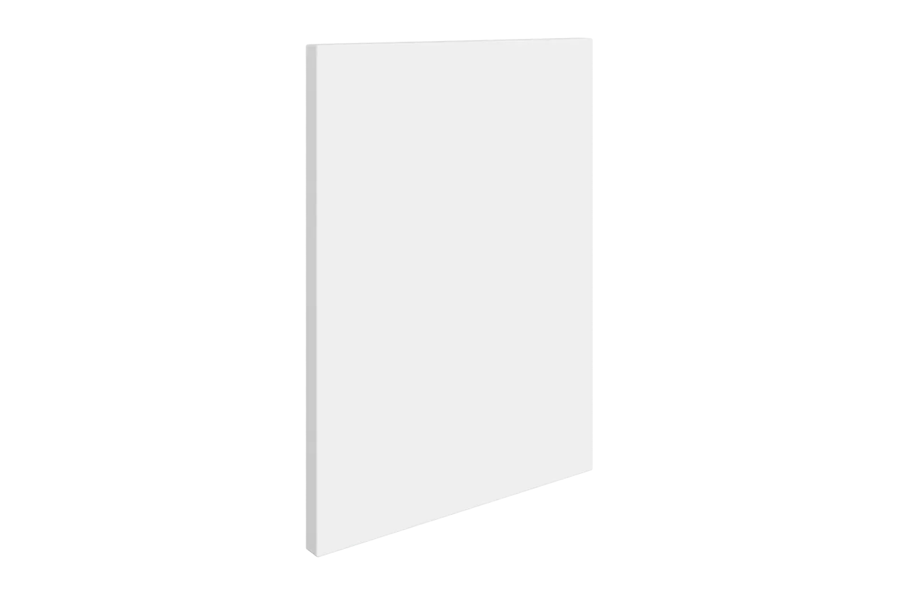 Панель (Декор) L264 H360 Шкаф торцевой антресоль (эмаль) (белый)