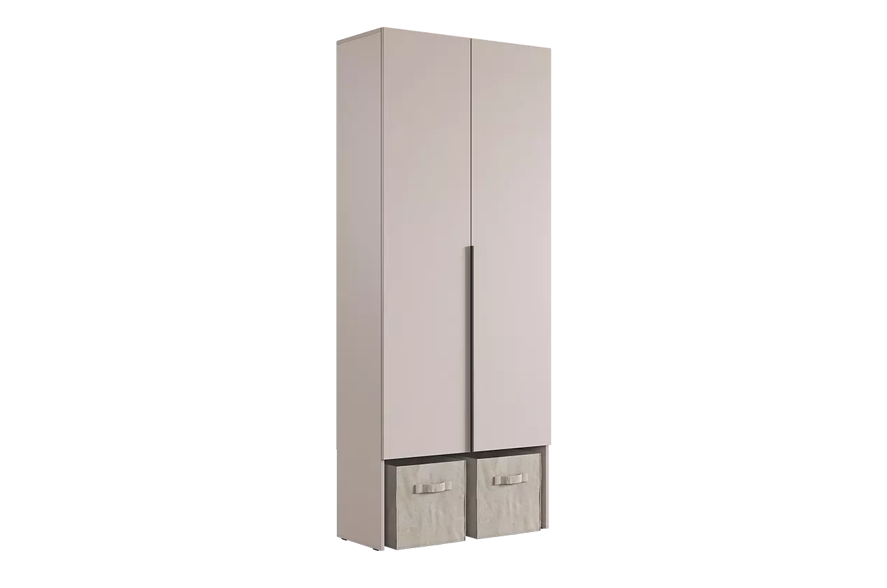 Шкаф двухдверный L800 Баско (кашемир)