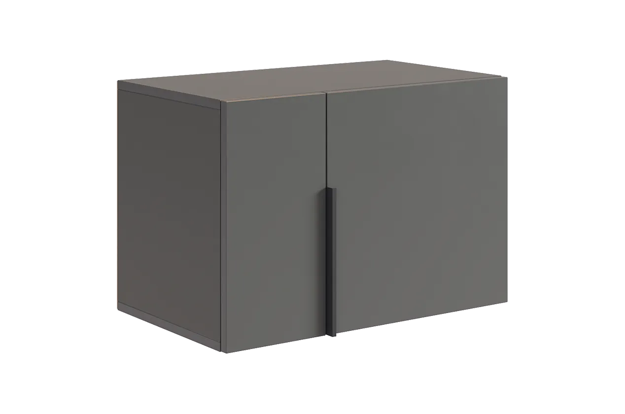 Антресоль двухдверная L600 Баско (графит)