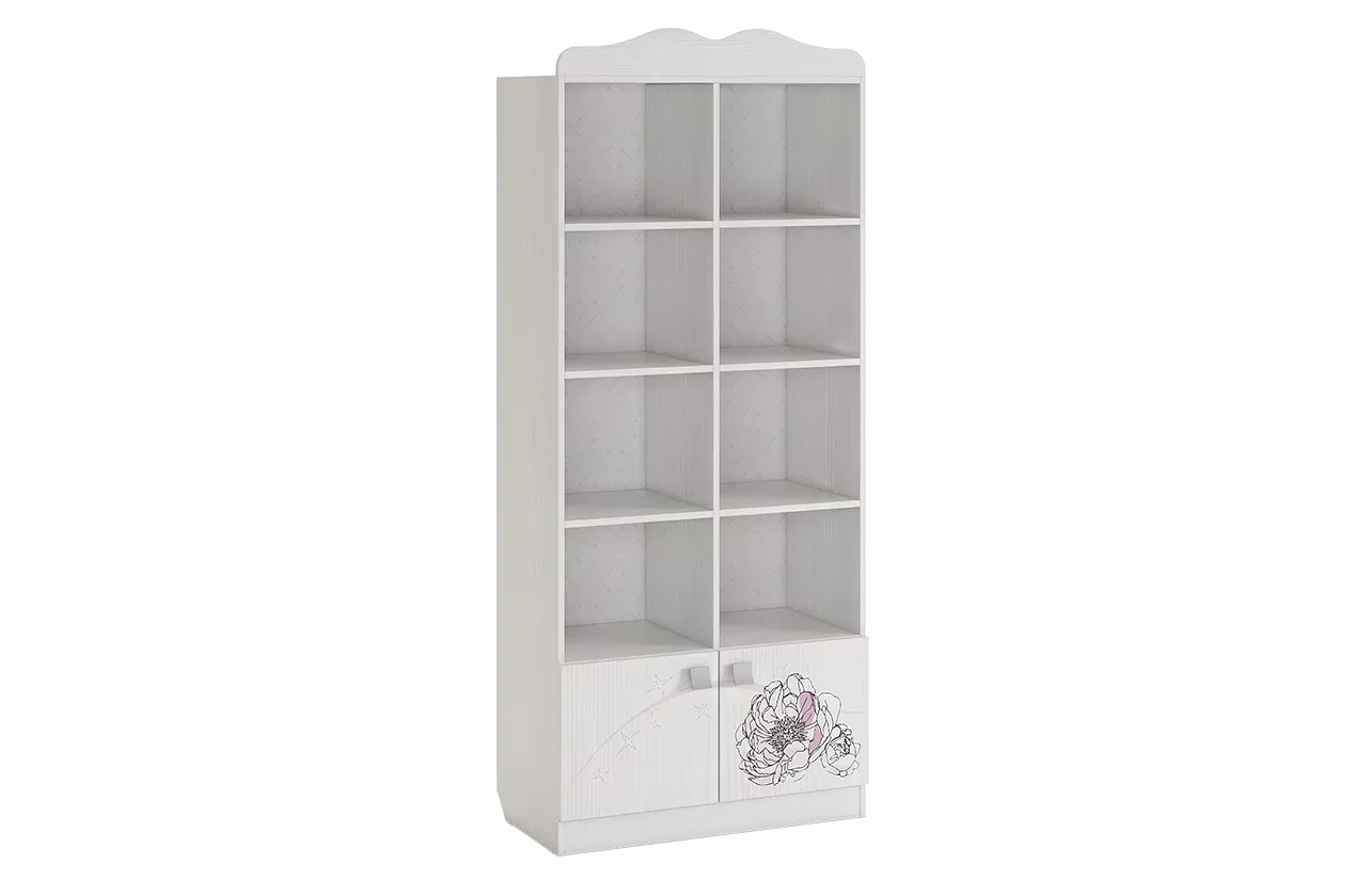 Фэнтези Стеллаж (белый рамух)
